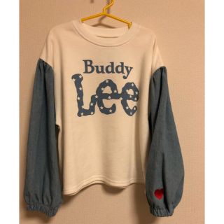 バディーリー(Buddy Lee)の【りんさま専用】Buddy Lee デニム切替ロゴトレーナー 120cm (Tシャツ/カットソー)