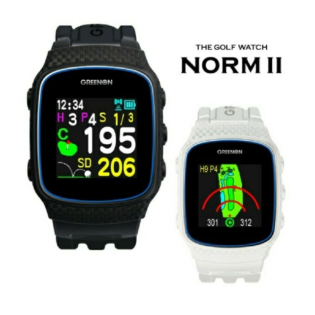 グリーンオン ザ・ゴルフウォッチ ノルム2 G018B GPS 距離計 チケット スポーツ ゴルフ グリーンオン ザ ゴルフウォッチ ノルム2S G020SB 距離計