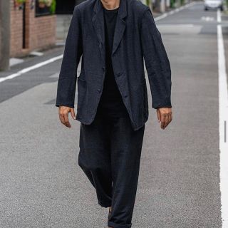 ギフト 【新品】comoli ウールシルクジャケット チャコール サイズ1