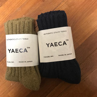 ヤエカ(YAECA)のyaeca新品コットンシルクソックスセットヤエカ(ソックス)