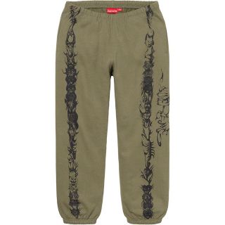 シュプリーム(Supreme)のSupreme Animals Sweatpant オリーブ　スウェットパンツ(その他)