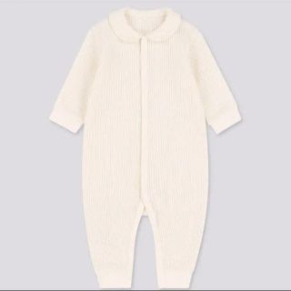 ユニクロ(UNIQLO)のワッフルカバーオール ロンパース(カバーオール)