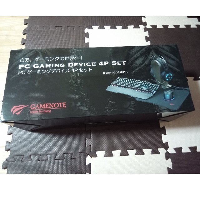 【新品】GAMENOTE PC ゲーミングデバイス 4点セット e-sports