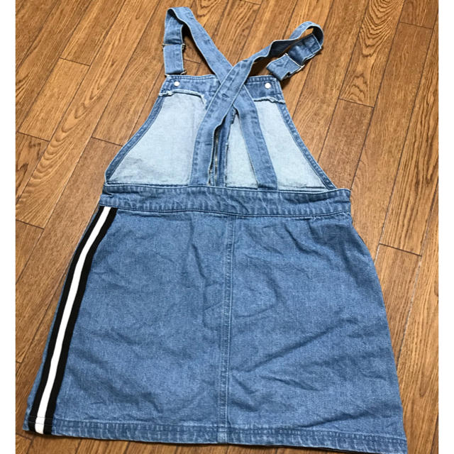 150 デニムワンピース キッズ/ベビー/マタニティのキッズ服女の子用(90cm~)(ワンピース)の商品写真