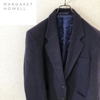 マーガレットハウエル(MARGARET HOWELL)の【希少】MARGARET HOWELL　テーラードジャケット　カシミヤ(テーラードジャケット)