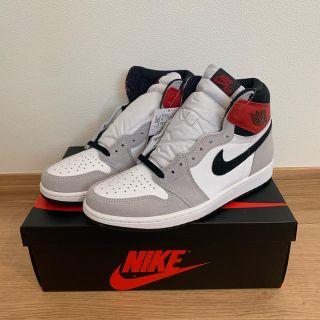 ナイキ(NIKE)のNIKE / AIR JORDAN 1 / LIGHT SMOKE GREY(スニーカー)