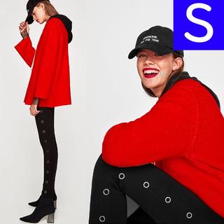 ザラ(ZARA)のZARA TRF スタッズ付き レギンスパンツ Sサイズ ザラ(レギンス/スパッツ)