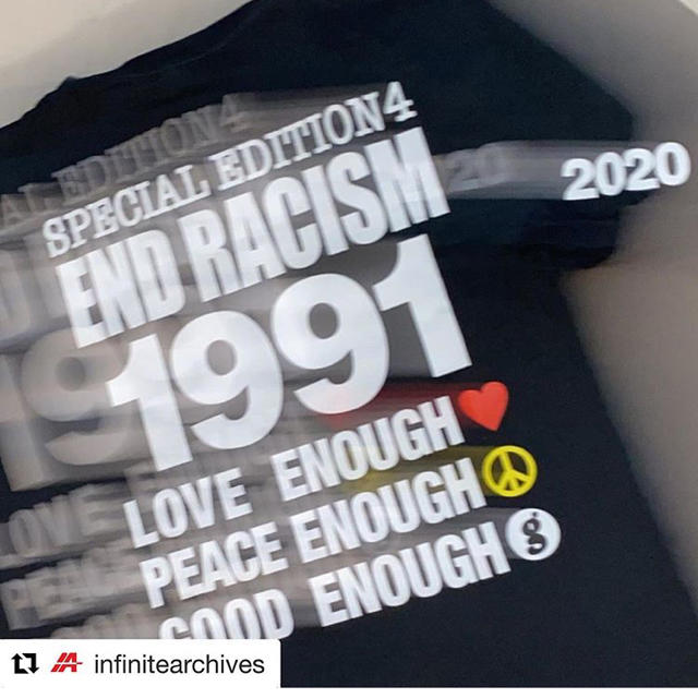 GOODENOUGH(グッドイナフ)のgoodenough ENDRACISM Tシャツ XXL メンズのトップス(Tシャツ/カットソー(半袖/袖なし))の商品写真