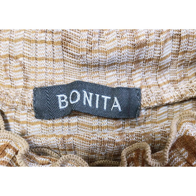 BONITA(ボニータ)のレディースカットソー　花柄ひらひら レディースのトップス(カットソー(長袖/七分))の商品写真