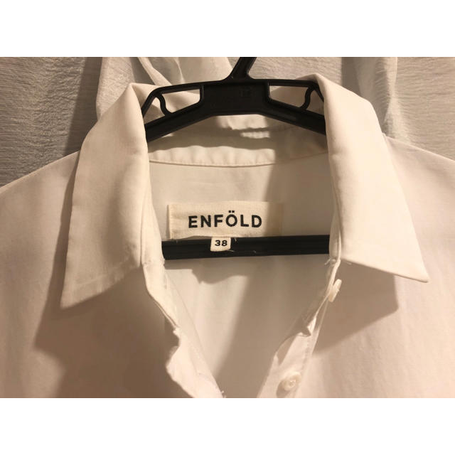 ENFOLD(エンフォルド)の【クリーニング済】ENFOLD, エンフォールド, シャツ, 白シャツ レディースのトップス(シャツ/ブラウス(長袖/七分))の商品写真