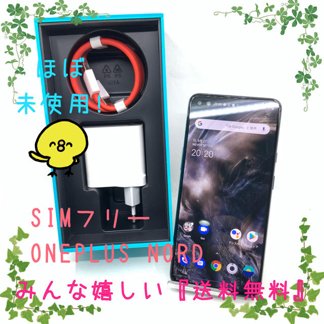 商品詳細ほぼ未使用 SIMフリー OnePlus Nord 8GB/128GB