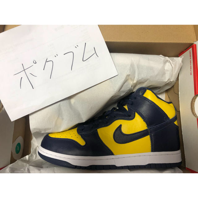 Nike dunk high Michigan ミシガン  27.5cm