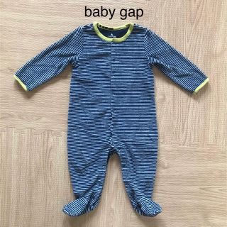 ベビーギャップ(babyGAP)のbabygap 足つきロンパース カバーオール 6-12months 70サイズ(ロンパース)