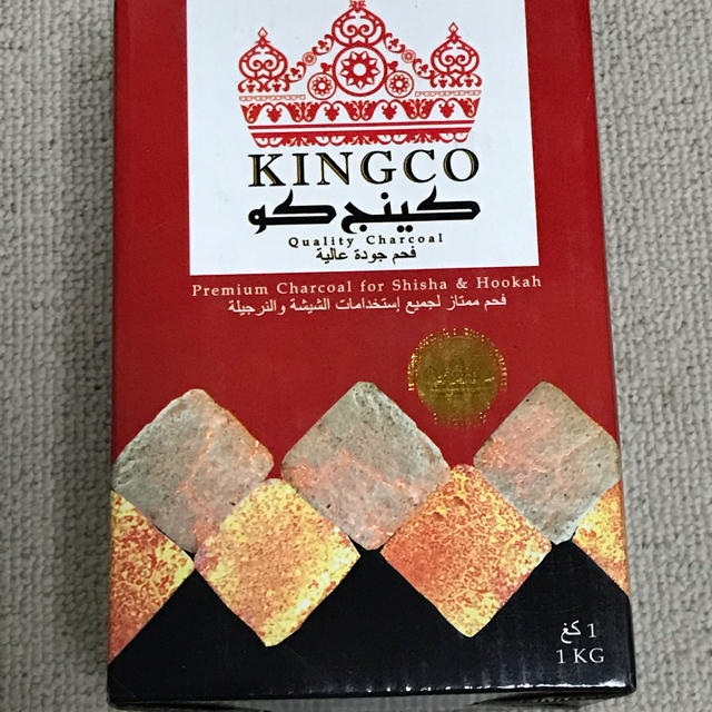 送料無料　KINGCO シーシャ 用炭3kg メンズのファッション小物(タバコグッズ)の商品写真