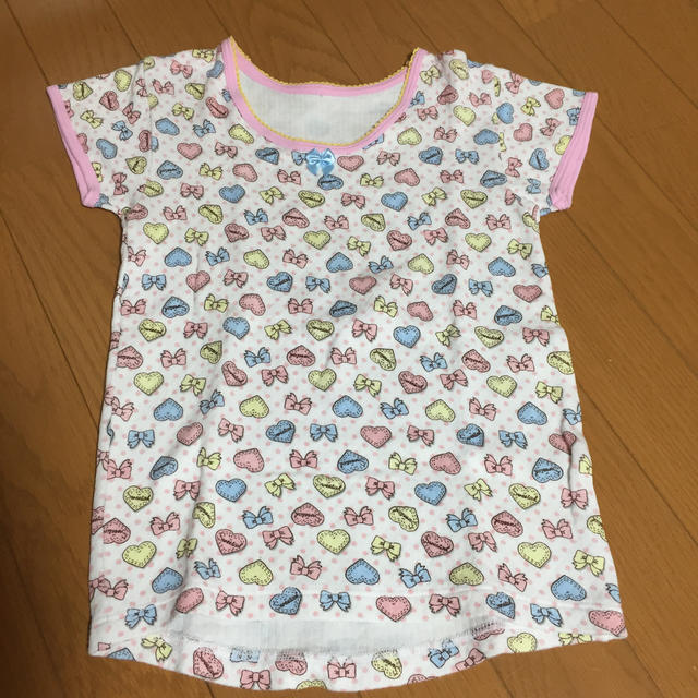 しまむら(シマムラ)の新品 冬用 インナーシャツ 120cm 2枚組 キッズ/ベビー/マタニティのキッズ服女の子用(90cm~)(下着)の商品写真