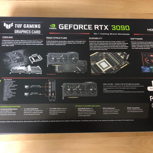 正規品】 ASUS TUF-RTX3090-24G-GAMING 即発送 PC/タブレット