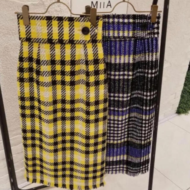 FRAY I.D(フレイアイディー)のフレイアイディー　タイト　スカート　イエロー レディースのスカート(ロングスカート)の商品写真