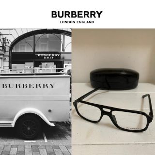 バーバリー(BURBERRY)のBURBERRY バーバリー ITALY製 ツーブリッジスクエア型 サングラス(サングラス/メガネ)