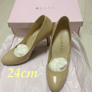 ダイアナ(DIANA)のDIANA  パンプス　ベージュ　24cm(ハイヒール/パンプス)