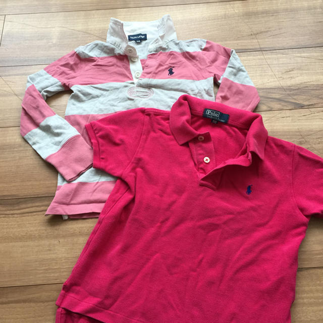 POLO RALPH LAUREN(ポロラルフローレン)のラルフローレン ポロ ピンクセット キッズ/ベビー/マタニティのキッズ服男の子用(90cm~)(Tシャツ/カットソー)の商品写真