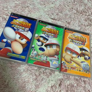 コナミ(KONAMI)の実況パワフルプロ野球ポータブル2,3,4 PSP(携帯用ゲームソフト)