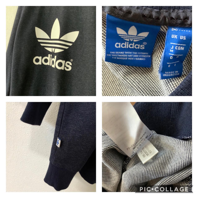 【美品】adidas originals トレフォイル ワンピーススウェット