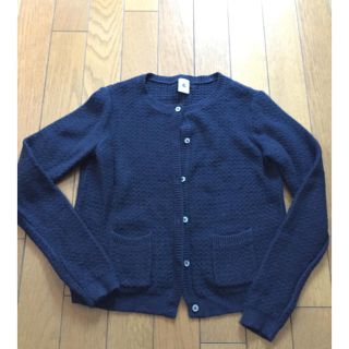 プチバトー(PETIT BATEAU)のプチバトー ウールカーディガン １０歳(カーディガン)