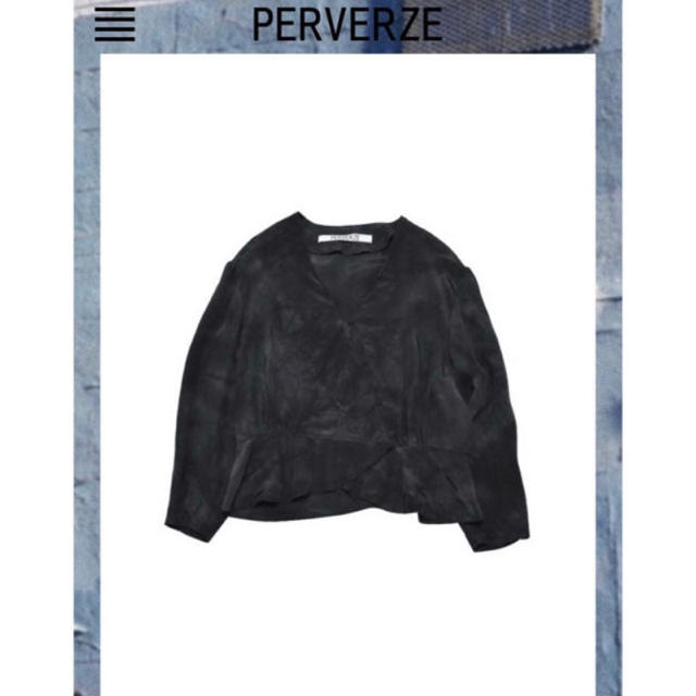 PERVERZE curve shirt / brown メンズのトップス(シャツ)の商品写真