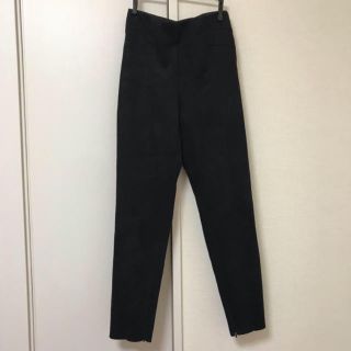 ザラ(ZARA)のZARA ベロア風スキニーパンツ ブラック(スキニーパンツ)