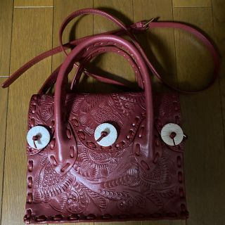 Grace continental  カービングバッグ　ボルドー