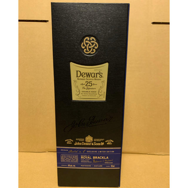 人気新品 DEWARS(デュワーズ)25年 750ml ウイスキー