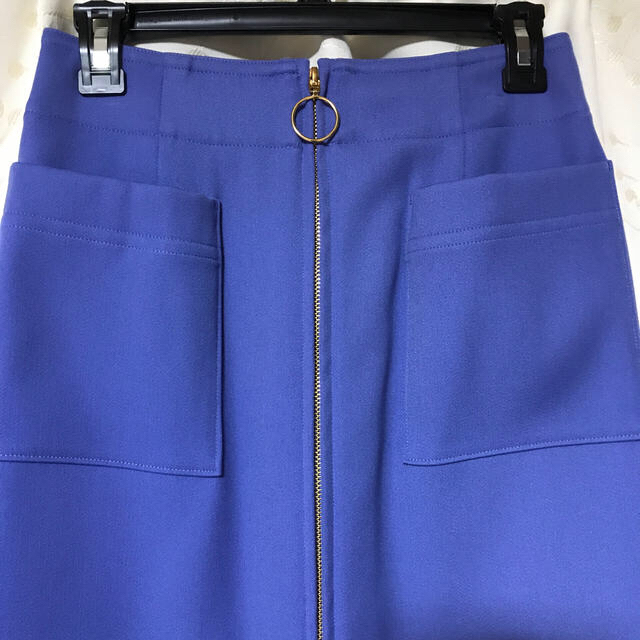 Noble(ノーブル)のノーブル　タイトスカート  ブルー レディースのスカート(ひざ丈スカート)の商品写真
