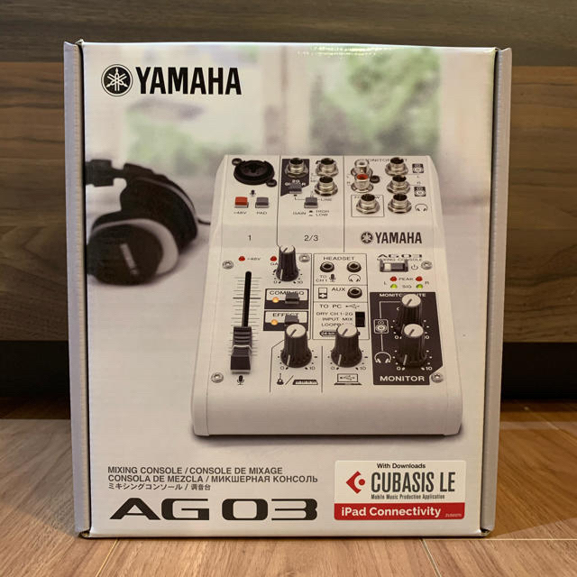 YAMAHA ヤマハ/AG03 ウェブキャスティングミキサー　新品未使用品