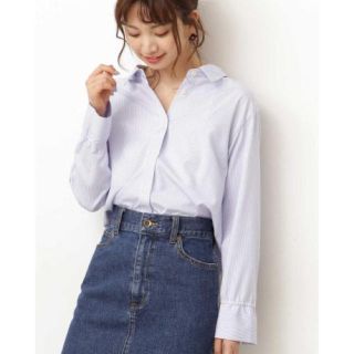 プロポーションボディドレッシング(PROPORTION BODY DRESSING)の新品　プロポーションボディドレッシング　ストライプシャツ(シャツ/ブラウス(長袖/七分))