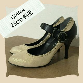 ダイアナ(DIANA)の極美品*ダイアナ*ツートーンパンプス(ハイヒール/パンプス)