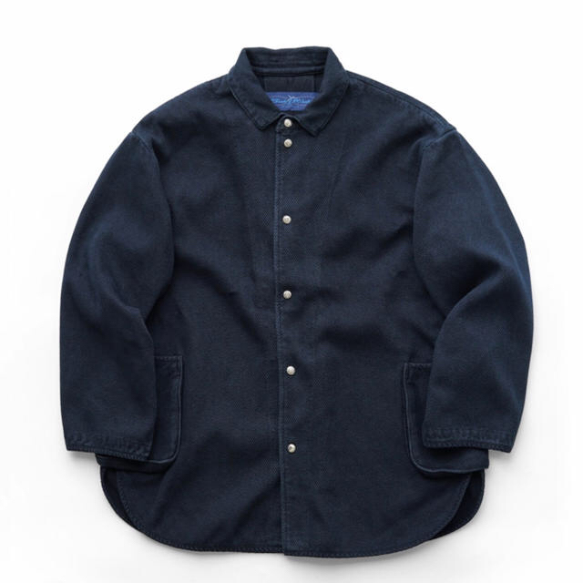 PORTER(ポーター)の【新品3】KENDO SHIRT JACKET W/SILVER BUTTONS メンズのジャケット/アウター(Gジャン/デニムジャケット)の商品写真