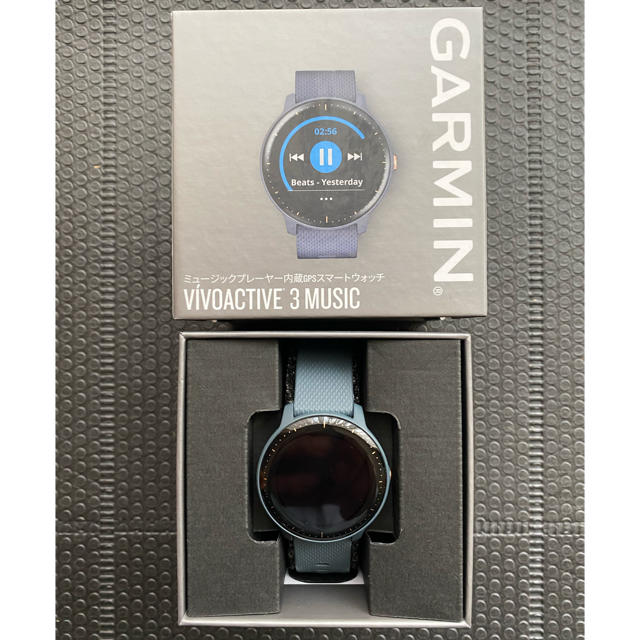 GARMIN(ガーミン)のvívoactive3 Music Blue RoseGold メンズの時計(腕時計(デジタル))の商品写真