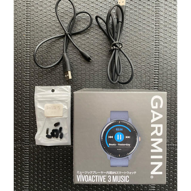 GARMIN(ガーミン)のvívoactive3 Music Blue RoseGold メンズの時計(腕時計(デジタル))の商品写真