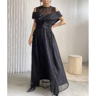 アメリヴィンテージ(Ameri VINTAGE)の【試着のみ、タグなし】AMERI LACE KUNG FU DRESS(ロングワンピース/マキシワンピース)