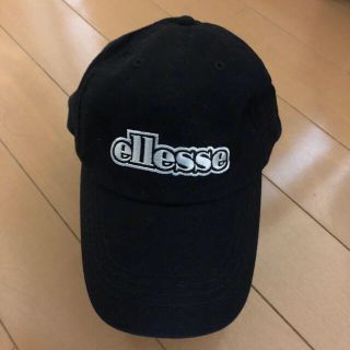 エレッセ(ellesse)のエレッセ　キャップ　頭囲57〜59cm  ブラック(キャップ)