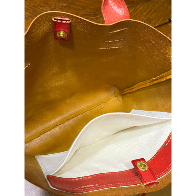genten(ゲンテン)のgenten ゲンテン ⭐️ 本革 手作り 2way トートバッグ ⭐️日本製 レディースのバッグ(トートバッグ)の商品写真