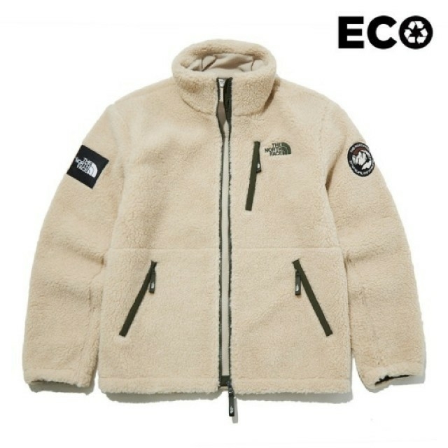 THE NORTH FACE(ザノースフェイス)の新品未使用 ノースフェイス リモフリース ジャケット ベージュ　M　③ メンズのジャケット/アウター(ブルゾン)の商品写真