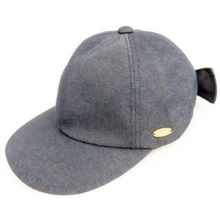 バーバリーブルーレーベル(BURBERRY BLUE LABEL)のクレストブリッジ ブルーレーベル りぼん キャップ 帽子(キャップ)
