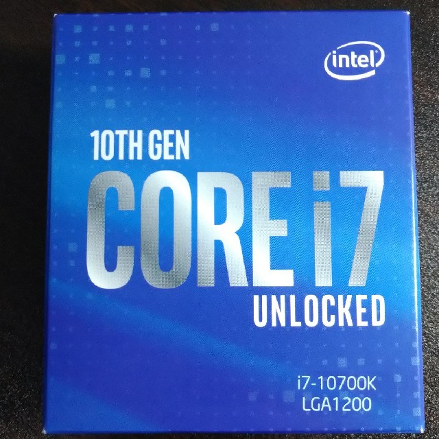 Intel core i7-10700K/新品同様