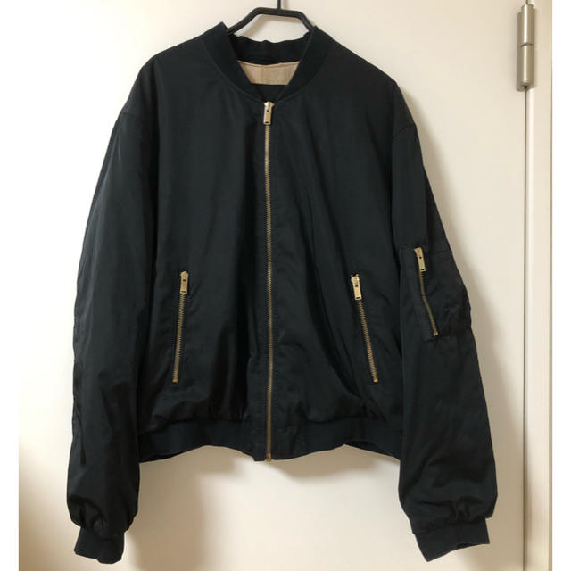 ZARA(ザラ)の【ugot様専用】ZARA BASIC  MA-1ブルゾン　アウター　ブラック レディースのジャケット/アウター(ブルゾン)の商品写真