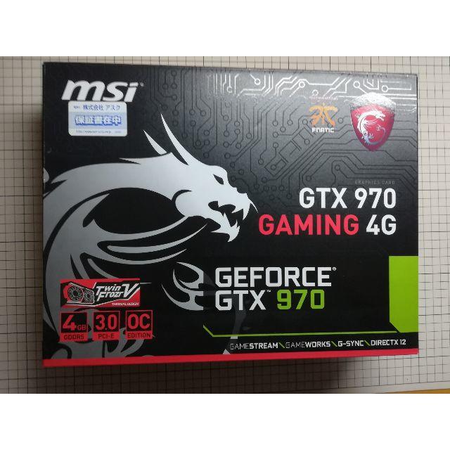 PC/タブレットMSI GeForce GTX 970 GAMING 4G