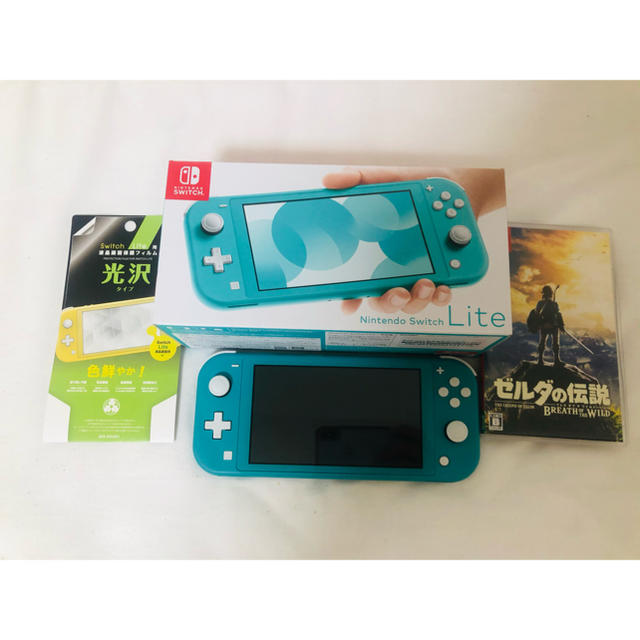 お得】Nintendo Switch Lite ターコイズ ゼルダの伝説セット お得】Nintendo Switch Lite ターコイズ ゼルダの伝説セット