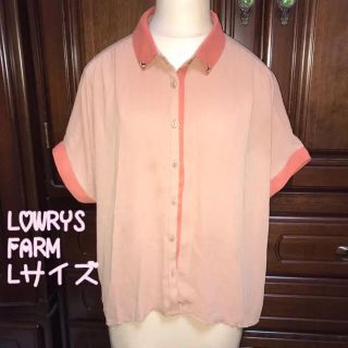 ローリーズファーム(LOWRYS FARM)のローリーズファーム【LOWRYS FARM】ブラウス シャツ（Ｌ）USED(シャツ/ブラウス(長袖/七分))