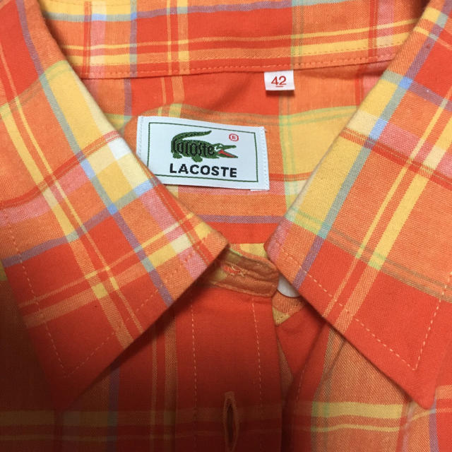 LACOSTE(ラコステ)の新品、タグ付き❗️LACOSTE半袖シャツ レディースのトップス(シャツ/ブラウス(半袖/袖なし))の商品写真