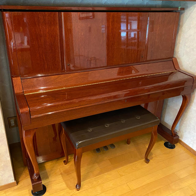 ヤマハ(ヤマハ)のたかさん専用　YAMAHA ヤマハ アップライトピアノ　W106 木目 楽器の鍵盤楽器(ピアノ)の商品写真